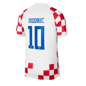 Kroatien Luka Modric #10 Hemmakläder VM 2022 Kortärmad